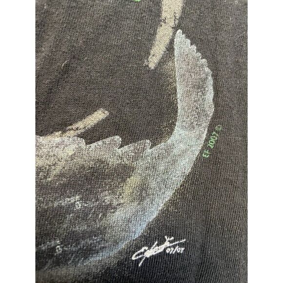 Alligator Don't Mess With Me 2007 Graphic T-shirt Men XL Short Sleeve - Picture 3 of 6